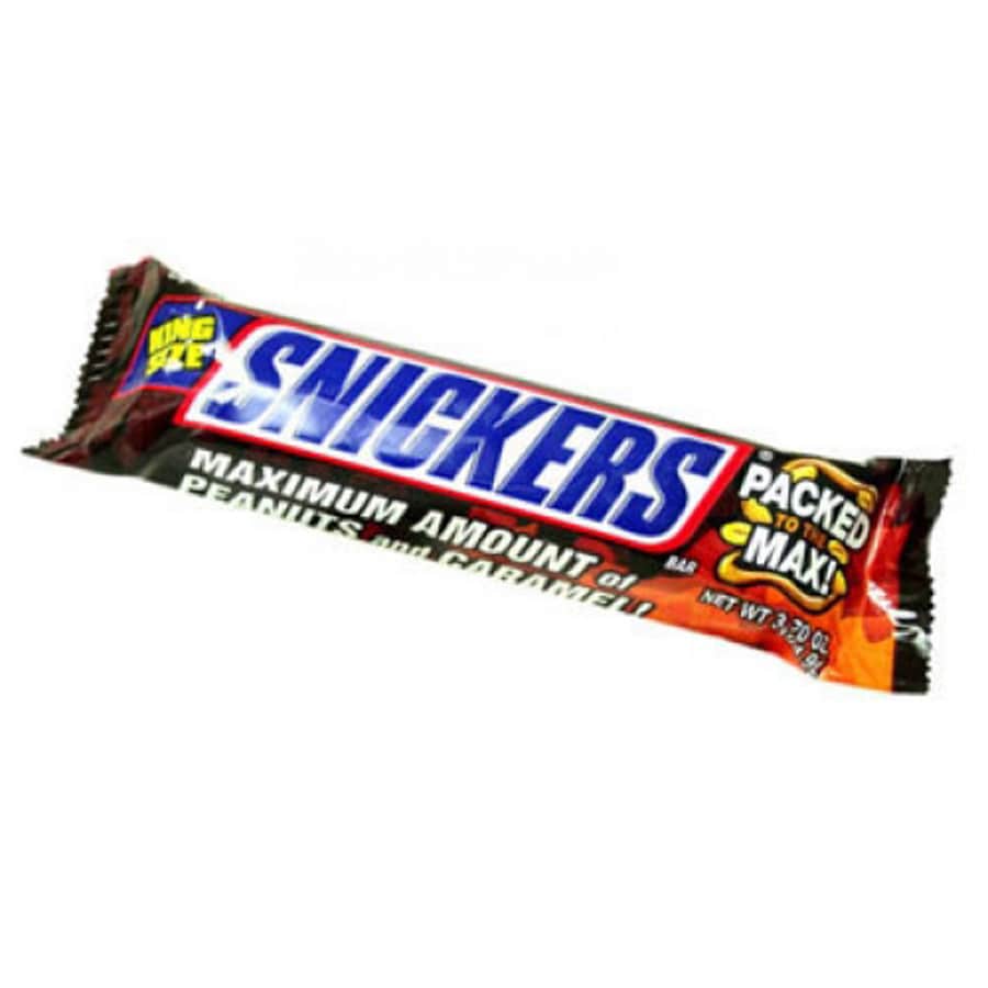 Snickers 3.29 oz King Size Candy Bar in the Snacks & Candy department