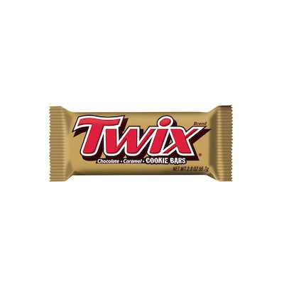 Twix Crunchy Caramel Chocolate Cookie Bars, 1.79 oz, 2 Bars per Pack in the  Snacks & Candy department at