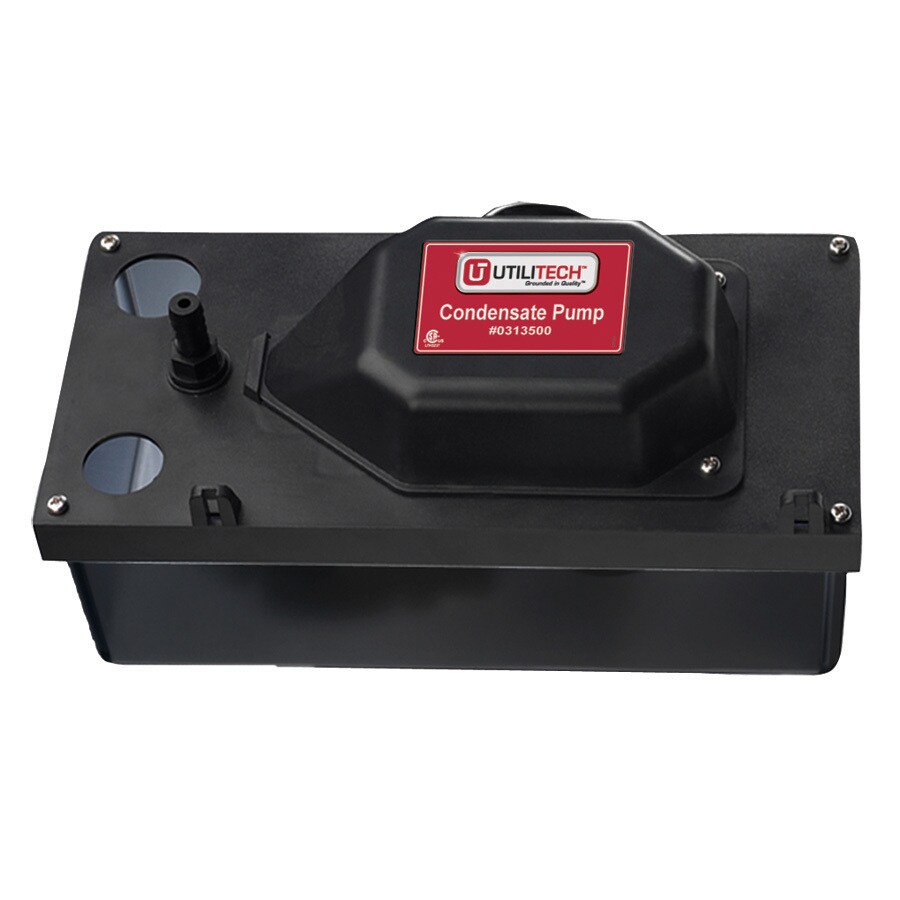 Utilitech 1/8HP Thermoplastic 58 GPM Condensate Pump at