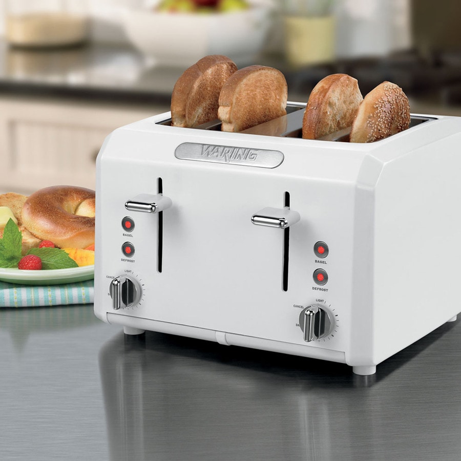 Conair WPT440W Stay 4-Slice Toaster - White