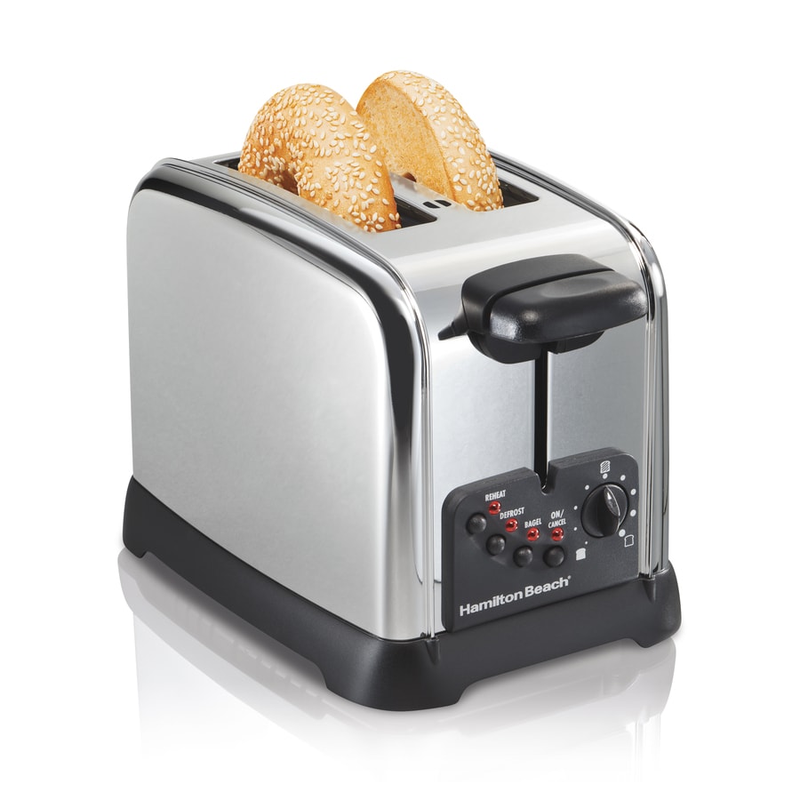 Hamilton Beach 4 Slice Toaster with Extra Wide Slots for Bagels, Shade  Selector, Toast Boost, Slide-Out Crumb Tray, Auto-Shutoff and Cancel  Button