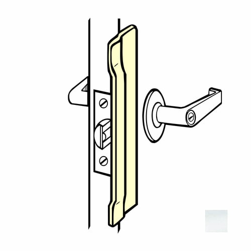 10 In H X 1 5000 In W Silver Coated Steel Outswing Commercial Door Latch Guard