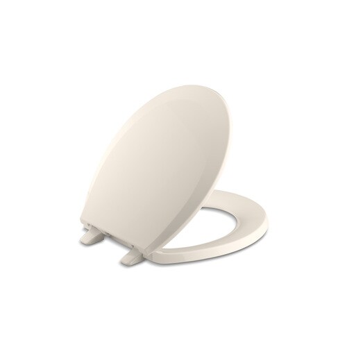 KOHLER Lustra Innocent Blush Round Toilet Seat in the Toilet Seats