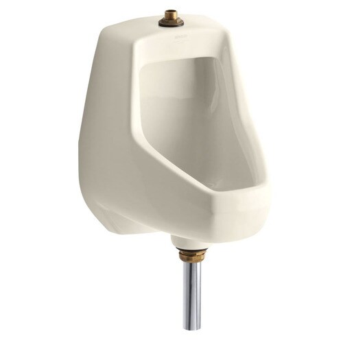 KOHLER 14in W x 17.5in H Almond WallMounted Urinal at