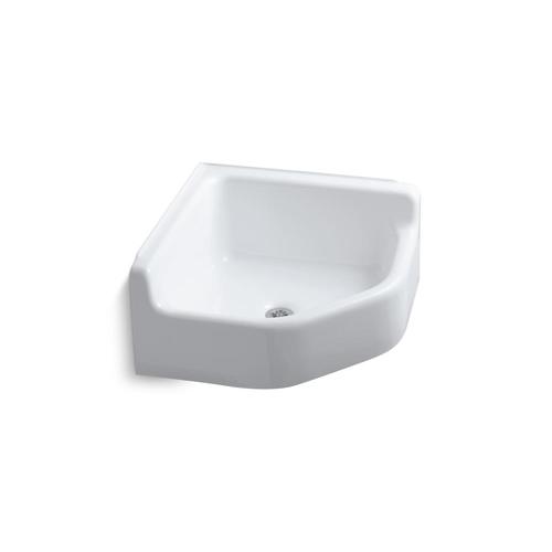 KOHLER 23in x 23in 1Basin White Freestanding Laundry Sink in the