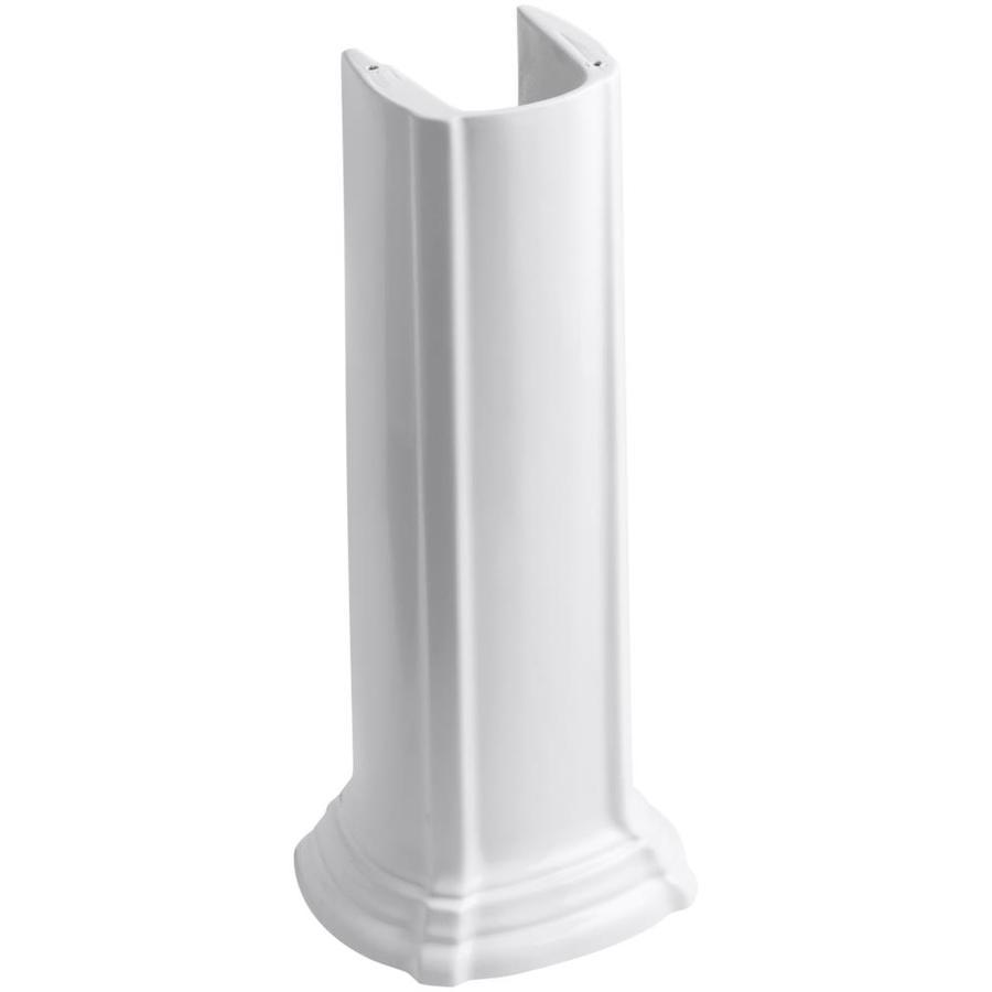... 26.13-in H White Vitreous China Pedestal Sink Base at Lowes.com