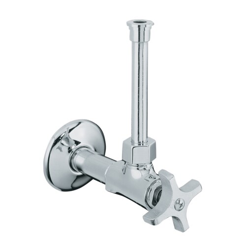 KOHLER Polished Chrome Straight Valve in the Toilet & Faucet Supply