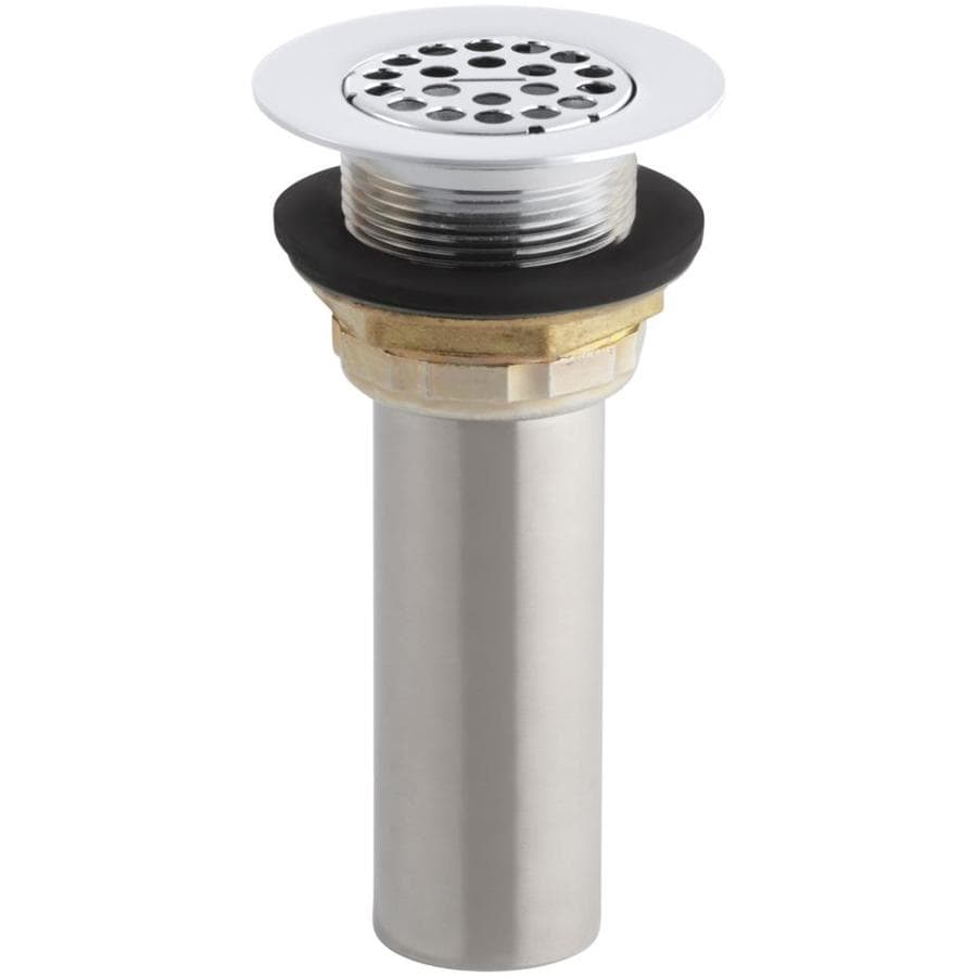 KOHLER 2 In Polished Chrome Brass Rust Resistant Strainer With Lock   040688193335 