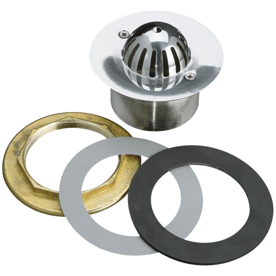 KOHLER 1.0625in L Circle Round Stainless Steel Grate in the Shower