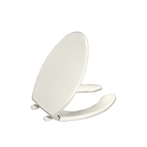 KOHLER Lustra Biscuit Elongated Toilet Seat in the Toilet Seats