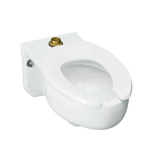 KOHLER Stratton White Elongated Standard Height Commercial Toilet Bowl