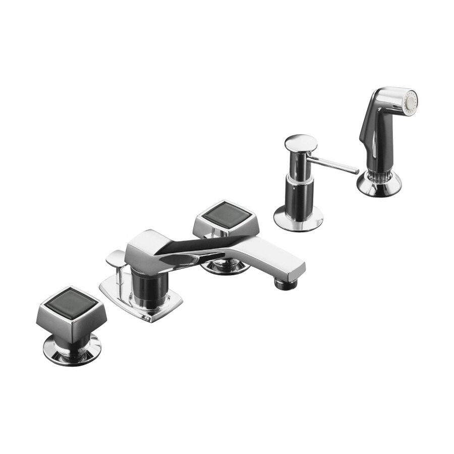 KOHLER Alterna Polished Chrome 2Handle Bathroom Faucet (Drain Included