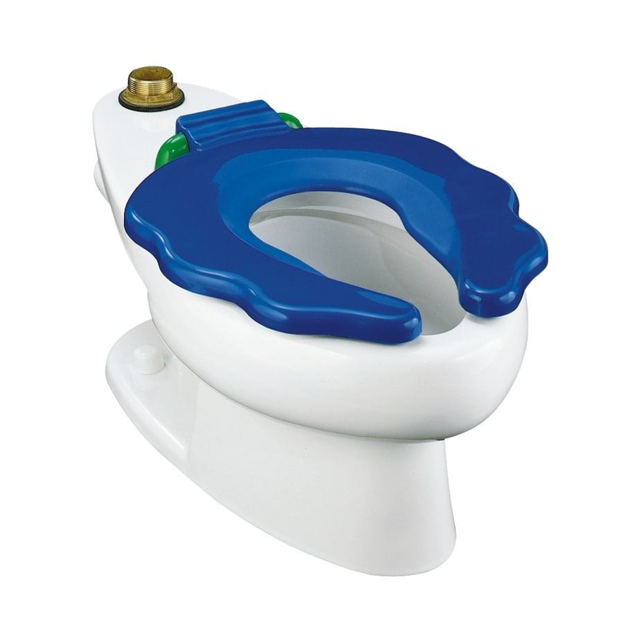 KOHLER Primary White Elongated Children's Height Toilet Bowl at Lowes.com