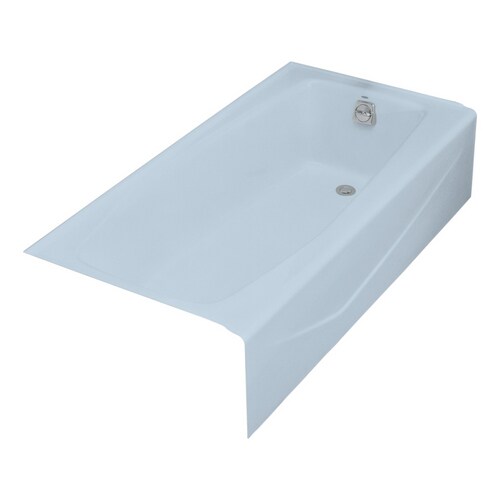 KOHLER 60" x 301/4" Villager Skylight Rectangular Skirted Bathtub in