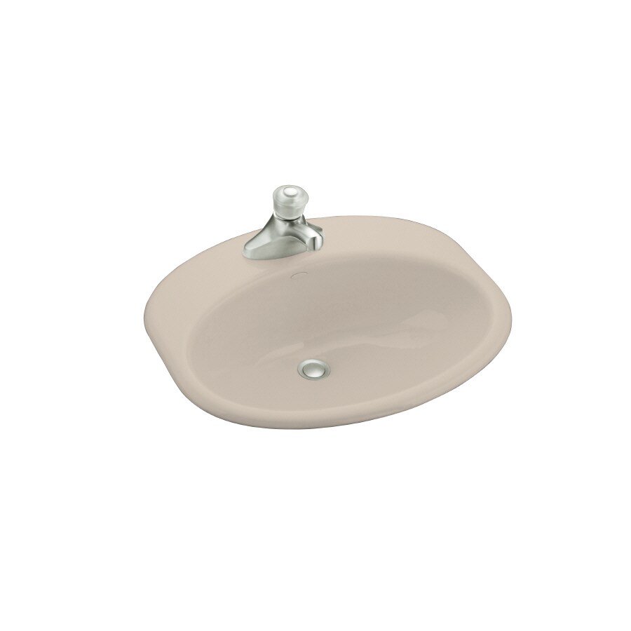 KOHLER Providence Innocent Blush Cast Iron Bath Sink at