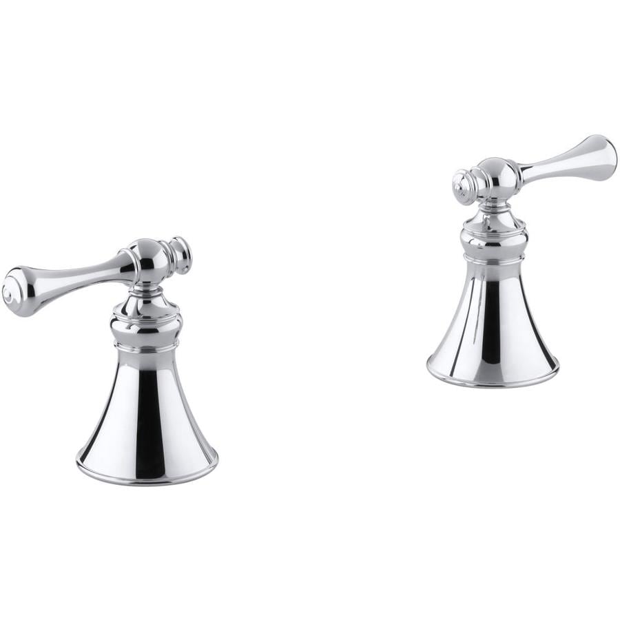 KOHLER 2Pack Polished Chrome Lever Bathtub Faucet Handle at