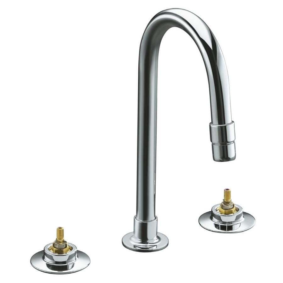 KOHLER Triton Polished Chrome 2-handle Widespread Bathroom Sink Faucet