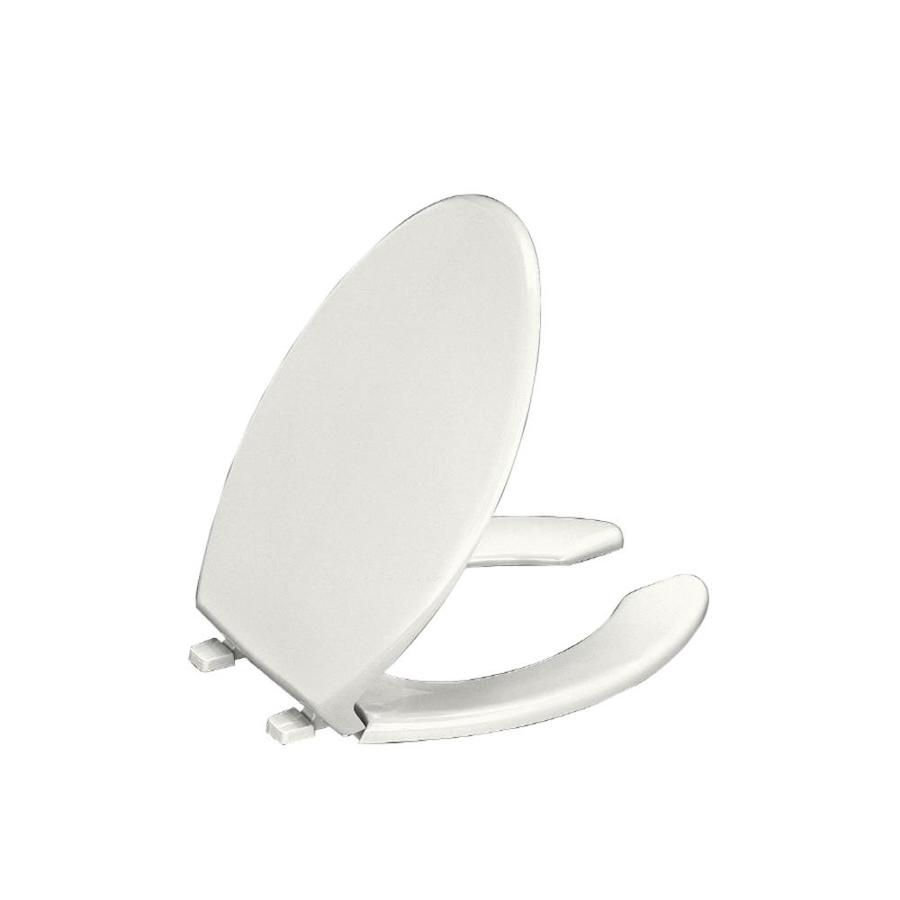 KOHLER Lustra Plastic Elongated Toilet Seat at
