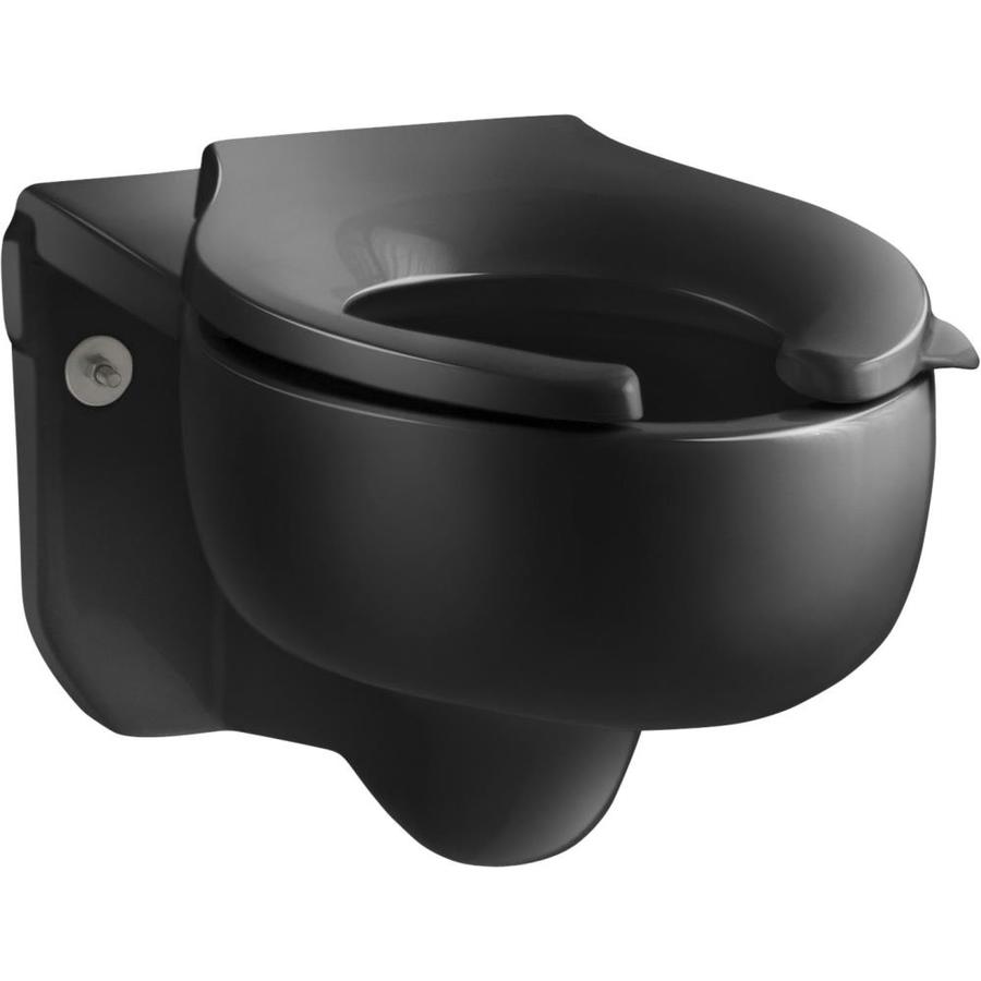 KOHLER Sifton Black Black Elongated Chair Height Commercial Toilet Bowl