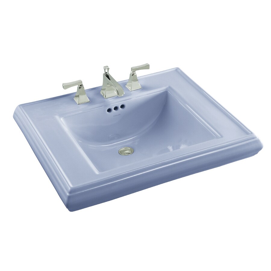 KOHLER 27in L x 22in W Fire Clay Pedestal Sink Top at