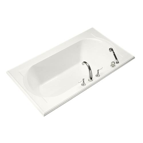 KOHLER Memoirs 42-in W x 72-in L White Acrylic Oval In ...