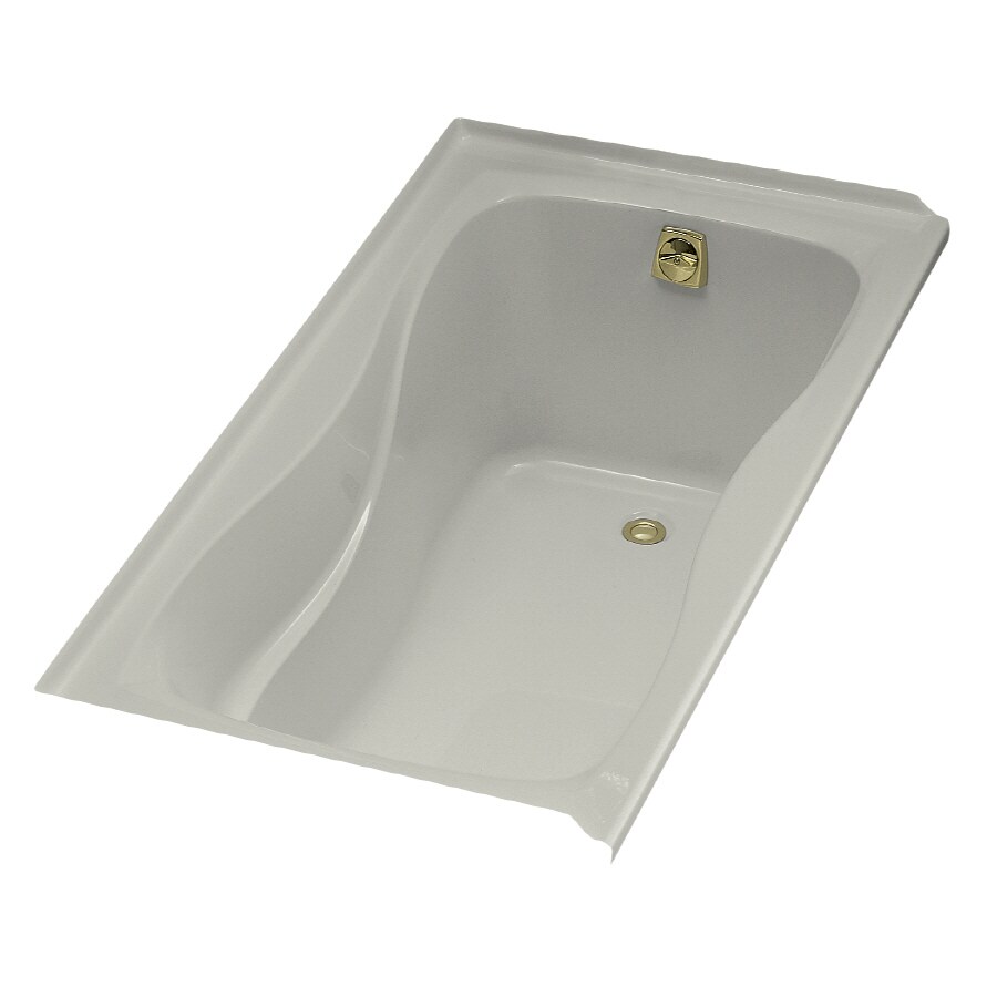 KOHLER Hourglass 32-in x 60-in Acrylic Hourglass in rectangle ( Right ...