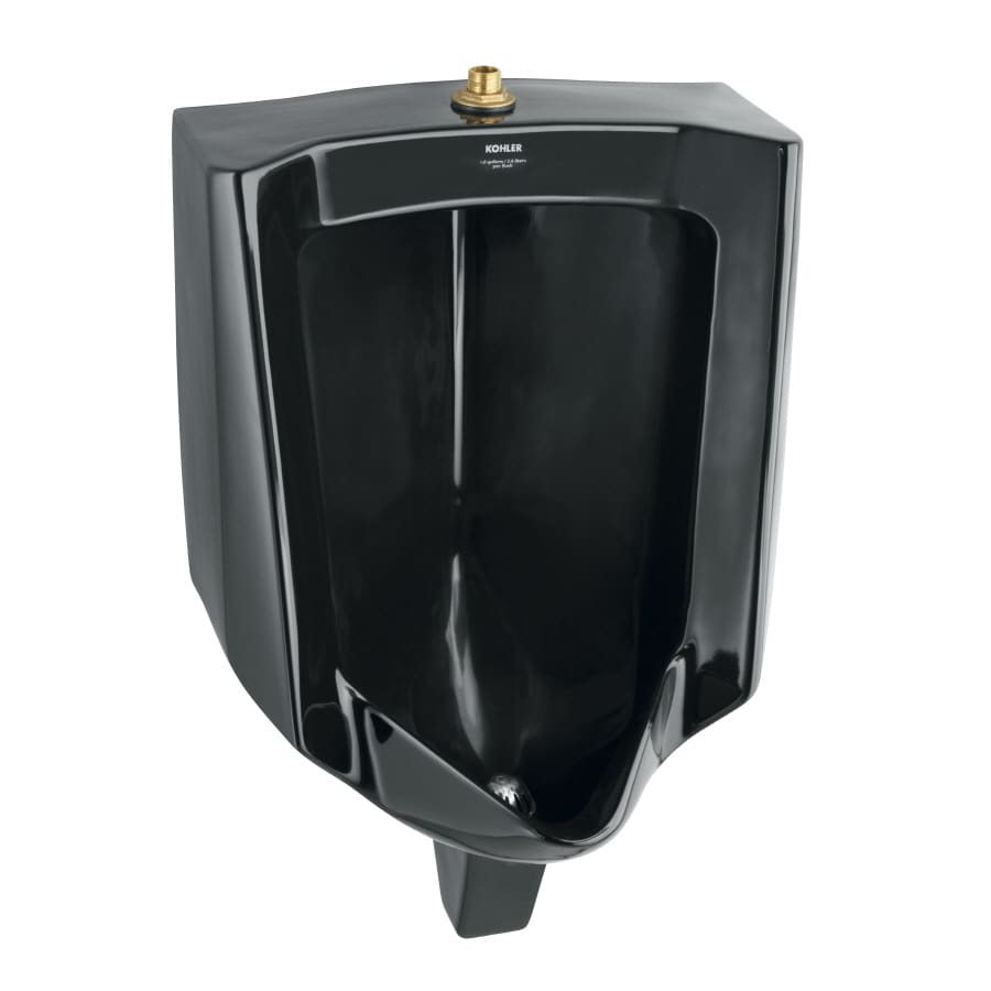 KOHLER Black Black Vitreous China Urinal at