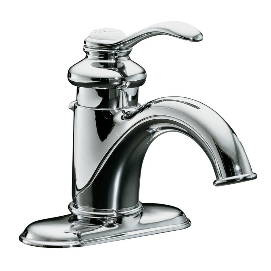 KOHLER Fairfax Polished Chrome 1-handle 4-in Centerset ...