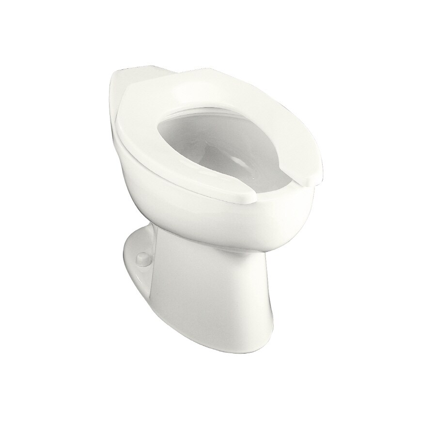 Shop KOHLER Highcrest White Elongated Chair Height Toilet Bowl At