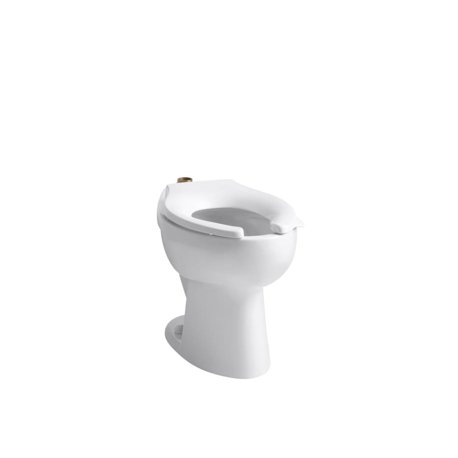 KOHLER Highcrest White Elongated Chair Height Toilet Bowl at Lowes.com