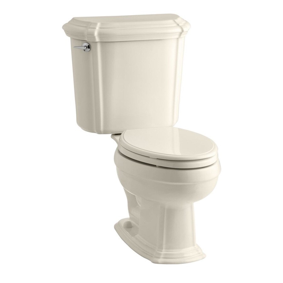 KOHLER Almond Rough In Elongated Toilet At Lowes