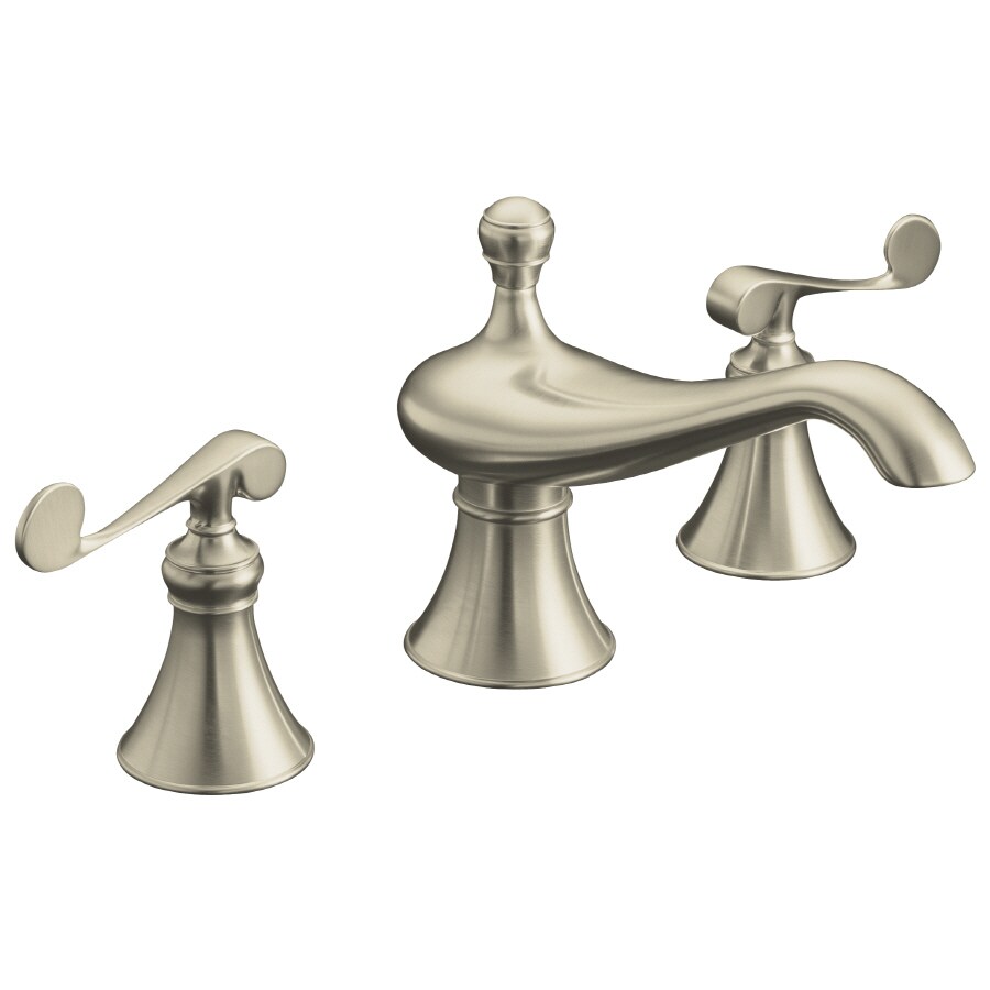 KOHLER Revival Vibrant Brushed Nickel 2Handle Deck Mount Roman Bathtub