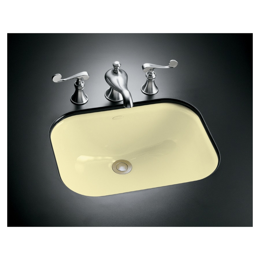 KOHLER Tahoe Sunlight Cast Iron Bath Sink in the Bathroom Sinks