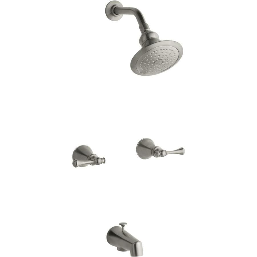 Shop KOHLER Revival Vibrant Brushed Nickel 2-Handle ...