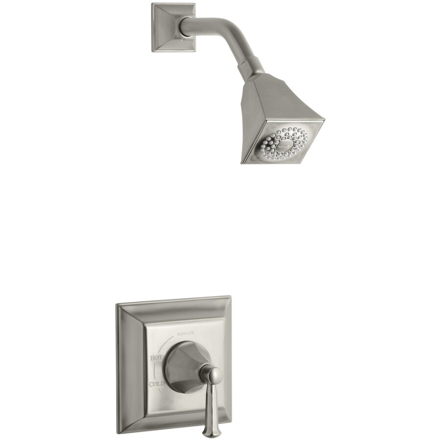 Kohler Memoirs Vibrant Brushed Nickel 1 Handle Shower Faucet Trim Kit With Single Function 1056