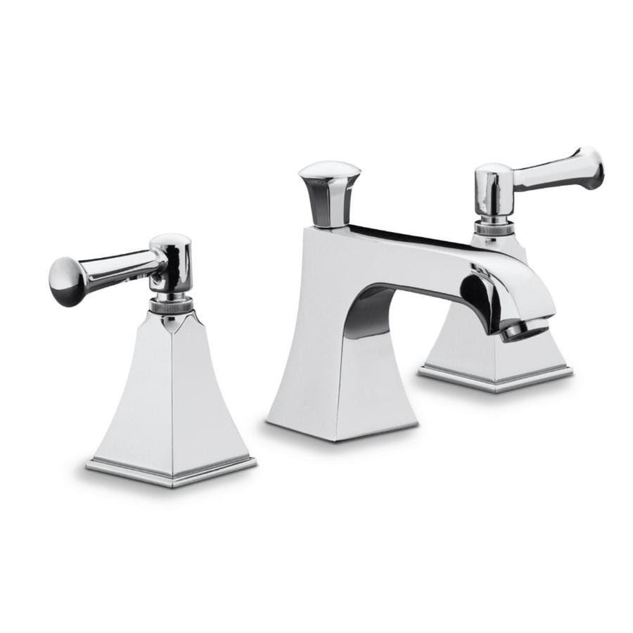 Shop KOHLER Memoirs Polished Chrome 2Handle Widespread WaterSense Bathroom Faucet Drain 