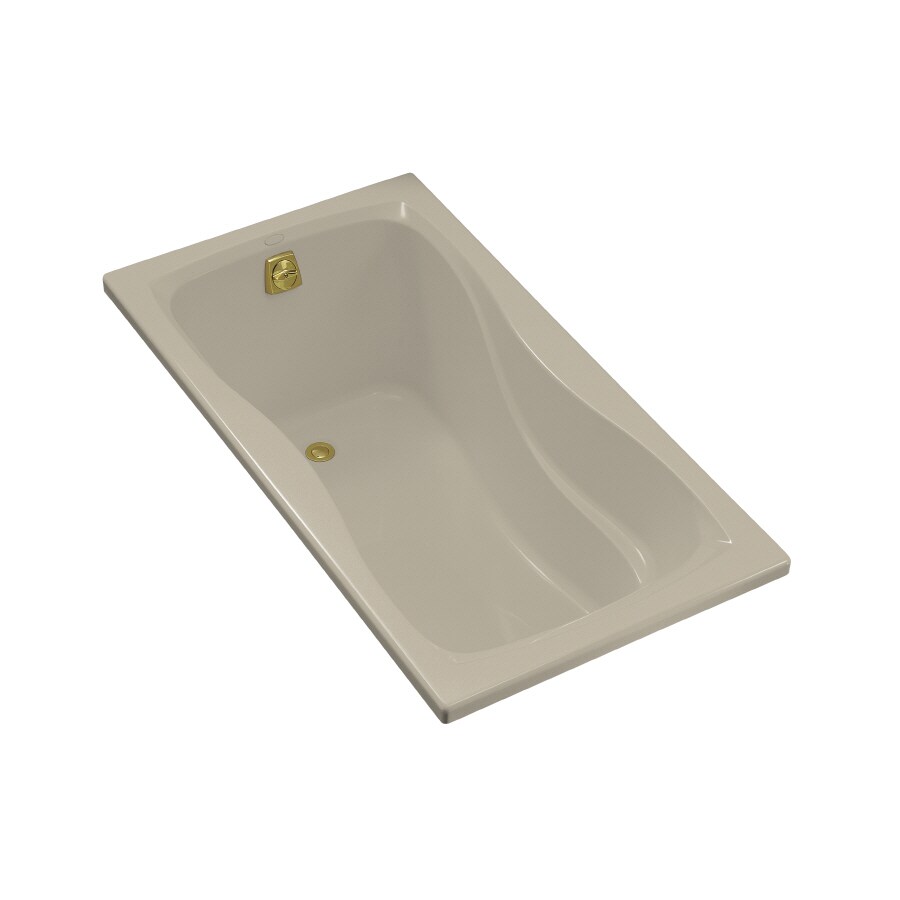 KOHLER Hourglass 32-in x 60-in Sandbar Acrylic Hourglass In Rectangle ...
