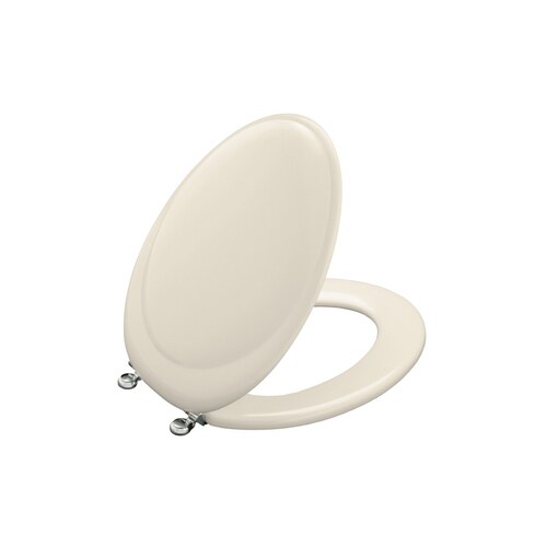 KOHLER Revival Almond Elongated Toilet Seat in the Toilet Seats department at