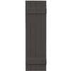 Vantage 2-Pack Charcoal Grey Board And Batten Vinyl Exterior Shutters ...