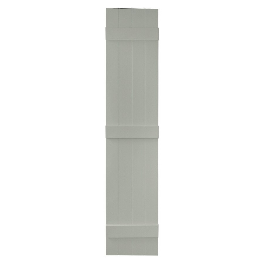 Vantage 8214071284 2-Pack Sage Board and Batten Exterior Shutters