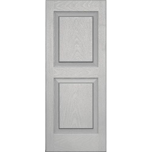 Vantage 2Pack Paintable Raised Panel Vinyl Exterior Shutters