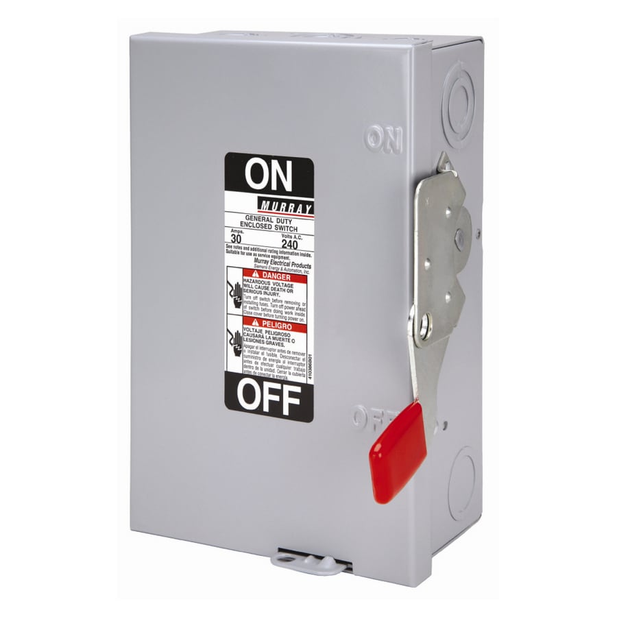 Murray GP321NU 30-Amp Fusible Metallic Safety Switch