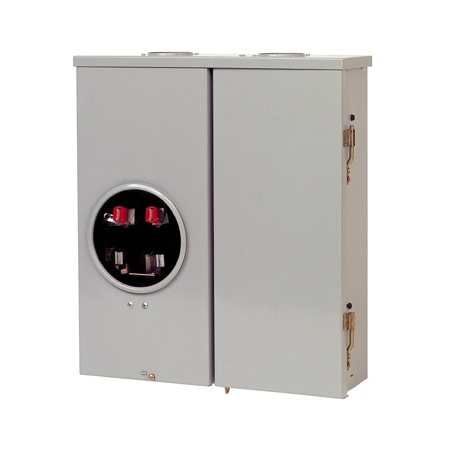 Siemens 200-Amp 1 Gang Ring Overhead/Underground Meter Socket in the ...