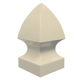 Freedom (Fits Common Post Measurement: 5-in; Actual: 5.25-in x 5.25-in) Sand Vinyl Fence Post Cap