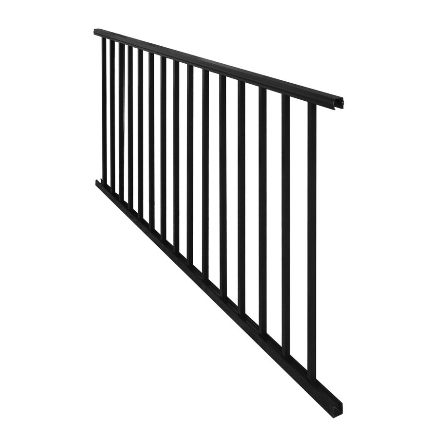 Barrette 3 x 6 Flat Top Pewter Aluminum Porch Rail Panel at Lowes.com