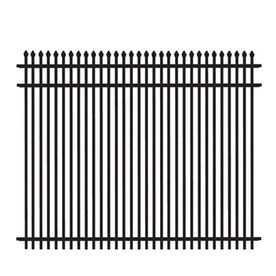 Black Aluminum Fence Panels At Lowes.com