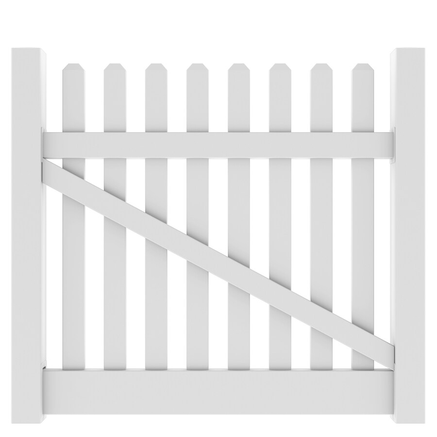 WHITE 2 Sets 2 Ultra Decorative Gate Kits Vinyl Fence Approved NEW SEALED