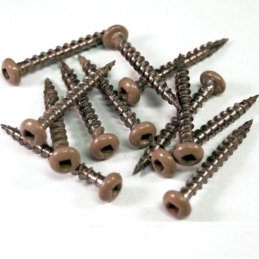 white lattice screws
