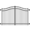 Freedom (Common: 8-ft; Actual: 8-ft) Black Aluminum Driveway Gate at ...