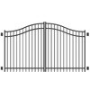 Freedom (Common: 10-ft; Actual: 10-ft) Black Aluminum Driveway Gate at ...